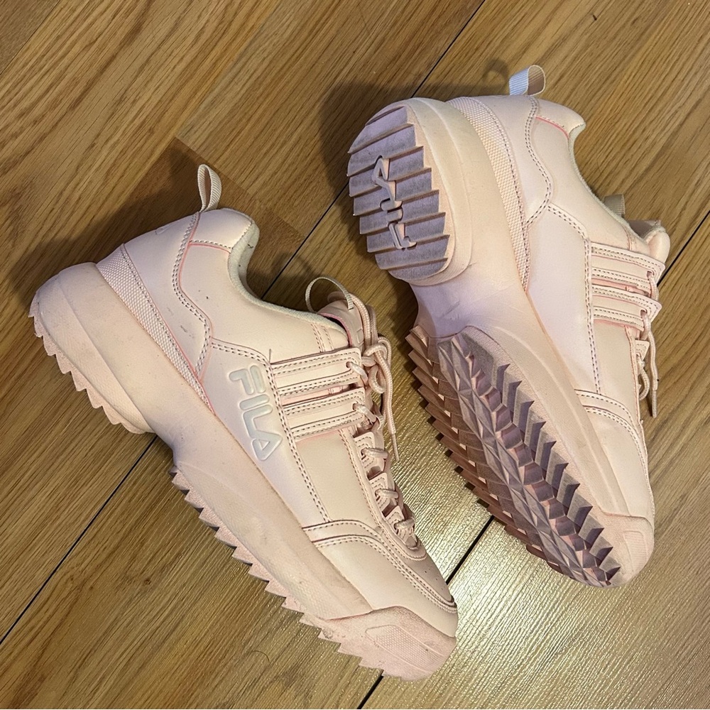 Fila Pink Chunky Sneakers Modern Design